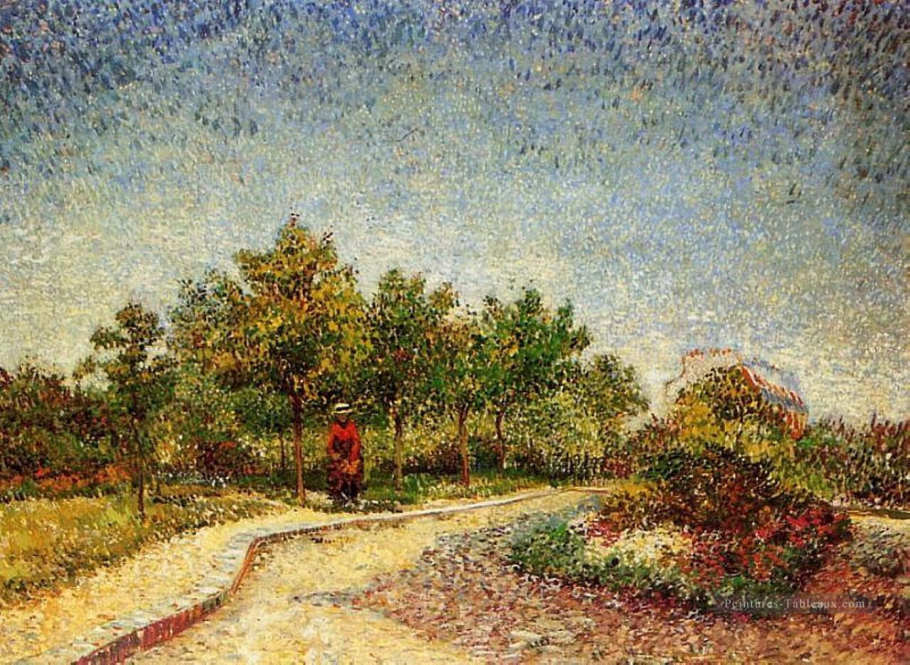 Lane à Voyer d Argenson Park à Asnieres Vincent van Gogh Peintures à l'huile